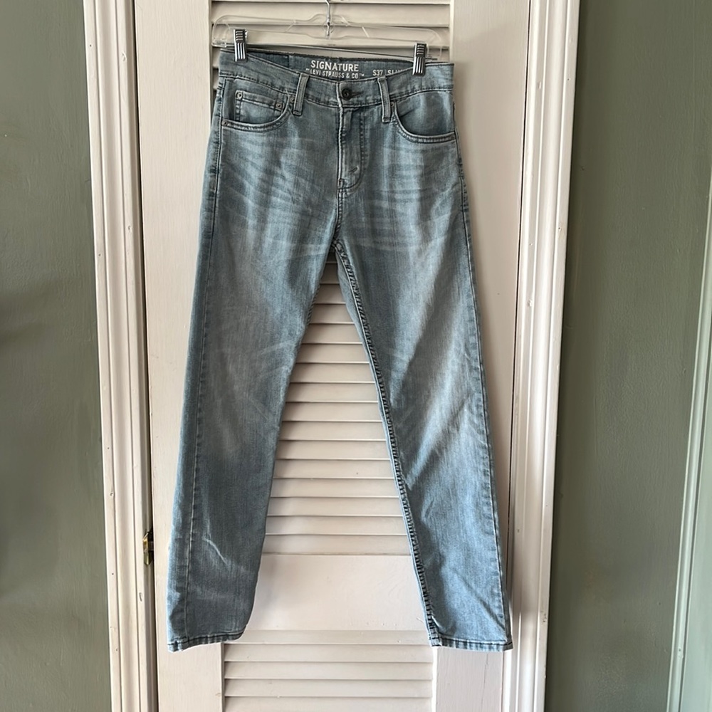 Signature Levi’s Strauss Black Label Famous Riveted Strength S37 Jeans | 28 x 30